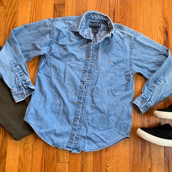 Ralph Lauren Tops - Denim button down top